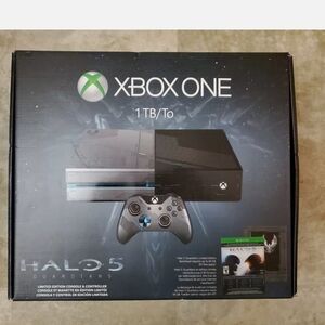 Microsoft Xbox One Black Console with Modern Aesthetic